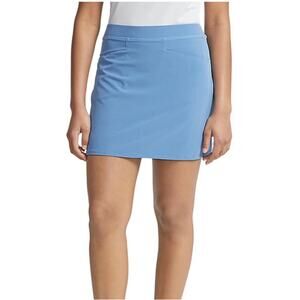 NEW RLX Ralph Lauren Pleated Skort Size L Blue Athleisure Golf Pickeballe Tennis